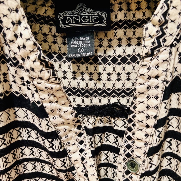 Black and white boho dress - Picture 2 of 2